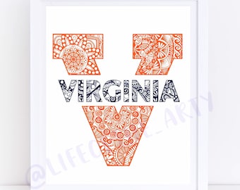 University of Virginia Logo Print | Wall Art