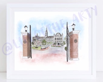 Healy Hall | Georgetown University Watercolor Print