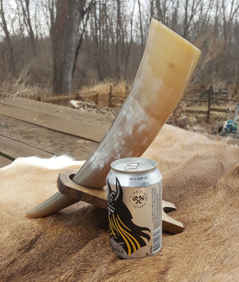 Mead Horn & Stand/pint Sized Horn/drinking Etsy