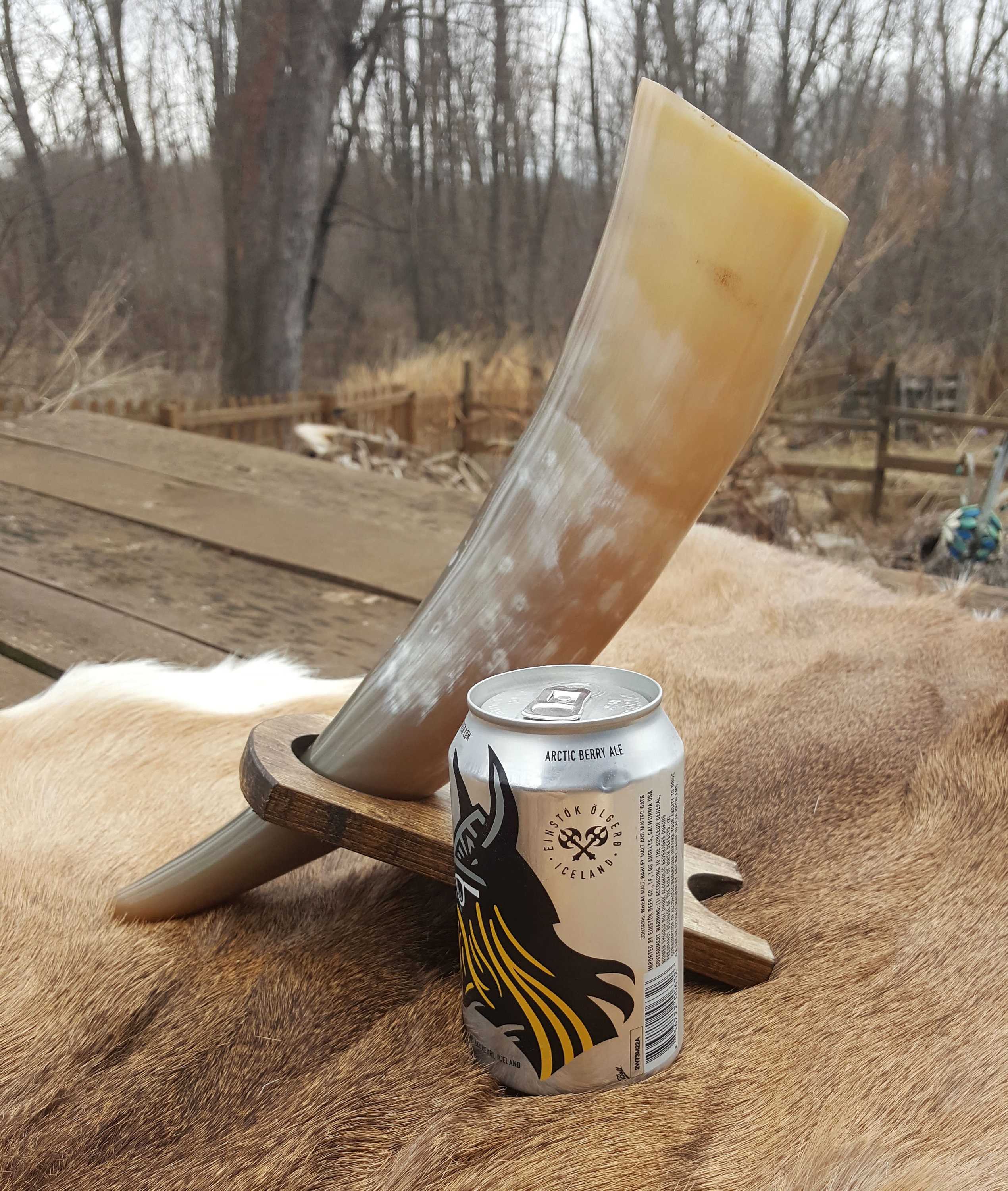 Mead Horn & Stand/pint Sized Horn/drinking Etsy