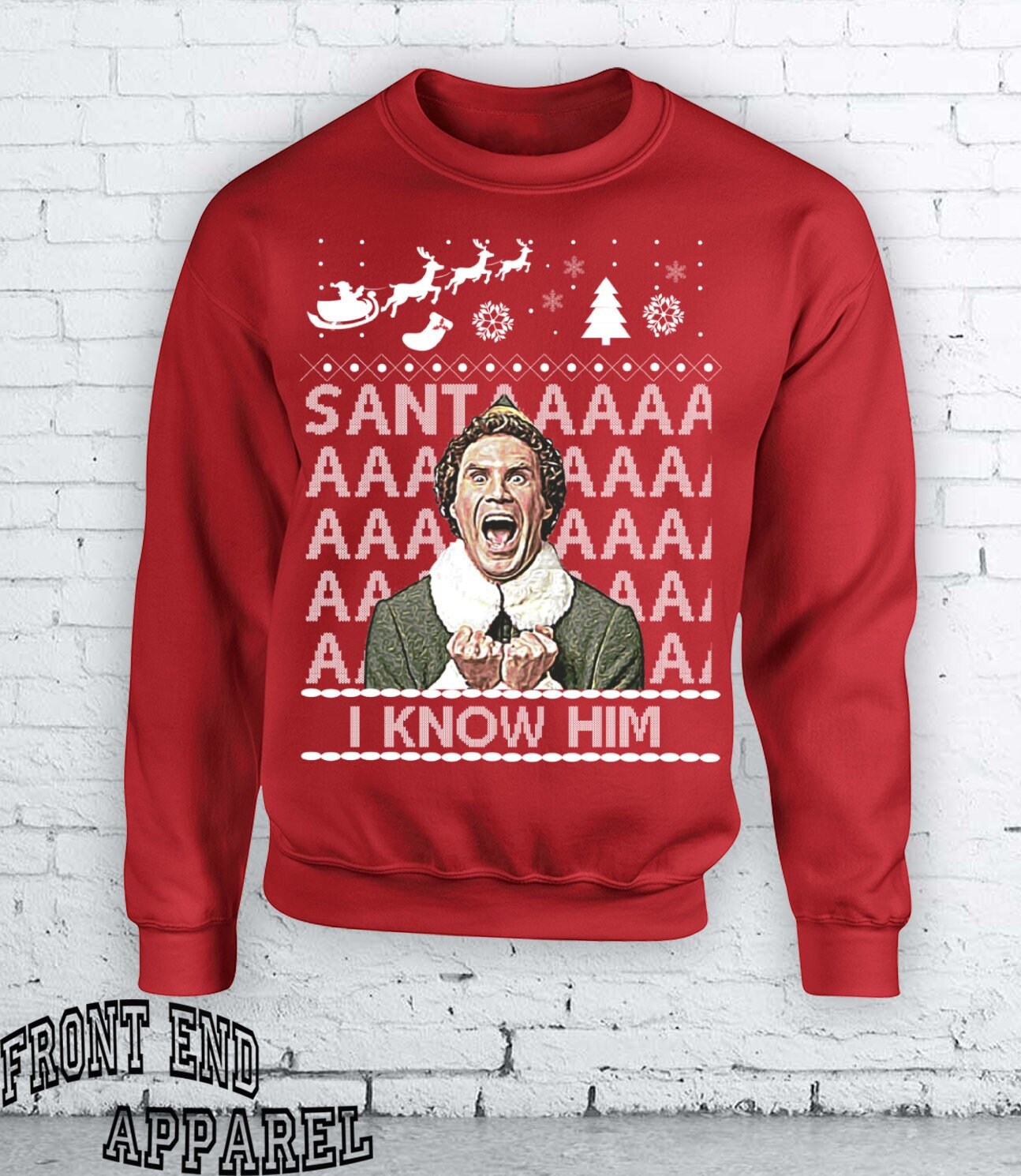 Mon pote Noël sera Ferrell Elf laid pull de Noël cadeau idée vacances chemise tumblr drôle père je le connais ras du cou pull à capuche FEA692 Mon pote Noël sera Ferrell Elf laid pull cadeau de Noël cadeau pull idée vacances chemise tumblr drôle père je le connais ras du cou pull à capuche FEA692 02bcaf