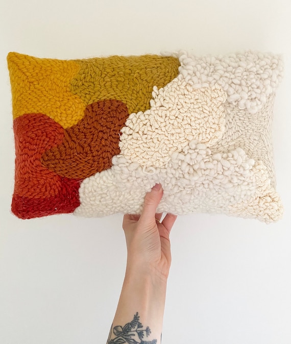 Coussin punché « Sienna »