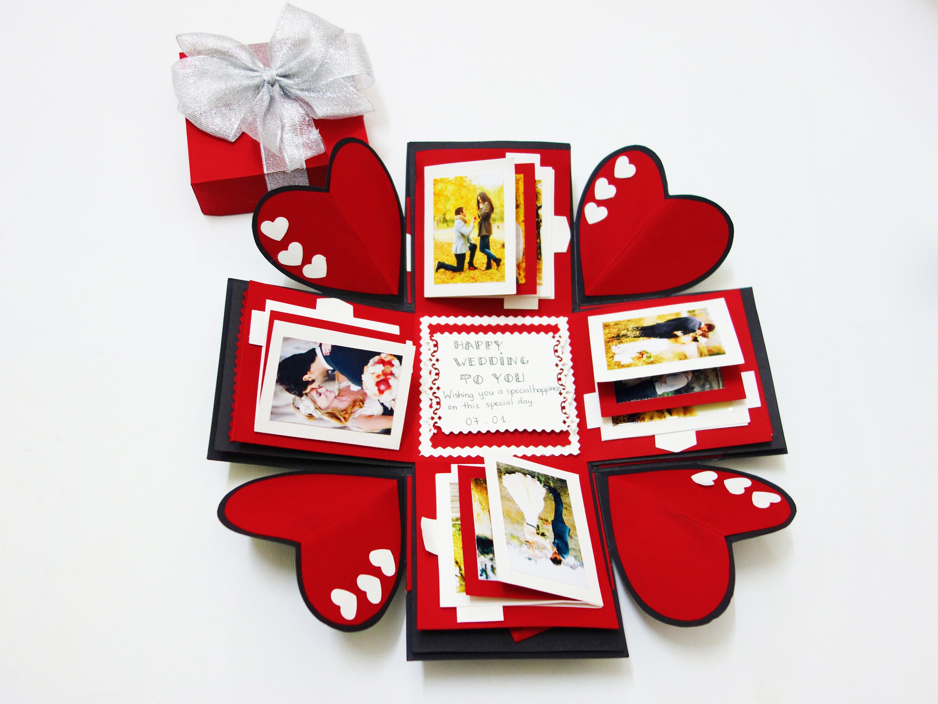 Boîte à explosion / explosion boîte cadeau boîte Album Photo Etsy