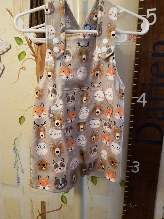 jersey knit overalls