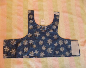 Large Pet Harness Vest Christmas print