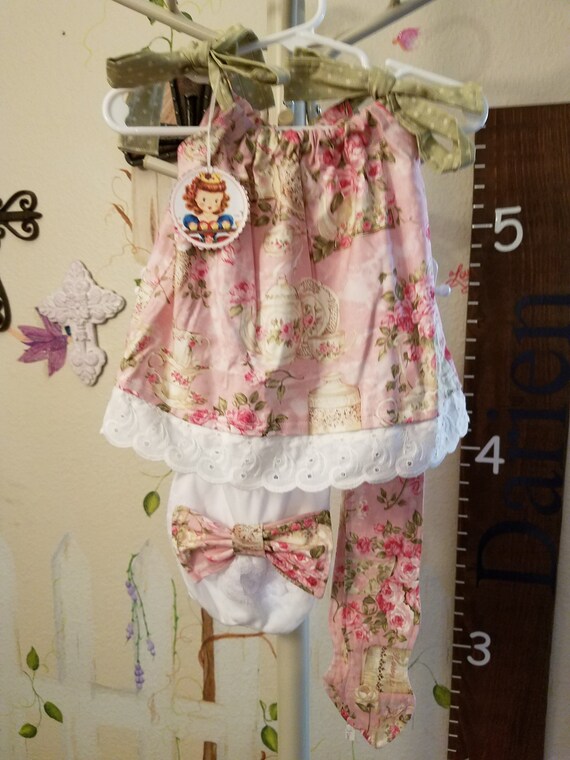 pink tea party dress
