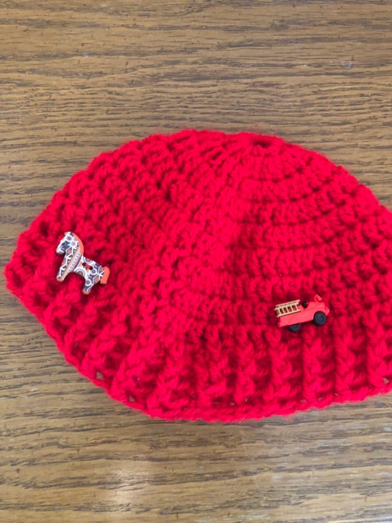 red beanie hat baby