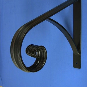 1 Or 2 Step Black Medium Size Style Stair Handrail Solid Etsy