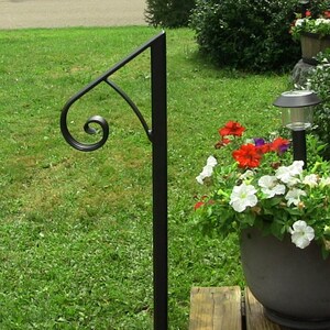 Handrail For 1 Or 2 Step Wrought Iron Grab Rail Solid Steel Etsy