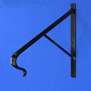 1 - 2 step Wrought Iron Handrail for stairs, railing, grab rail . hand rail garage, handrail for step indoor or outdoor, porch, deck