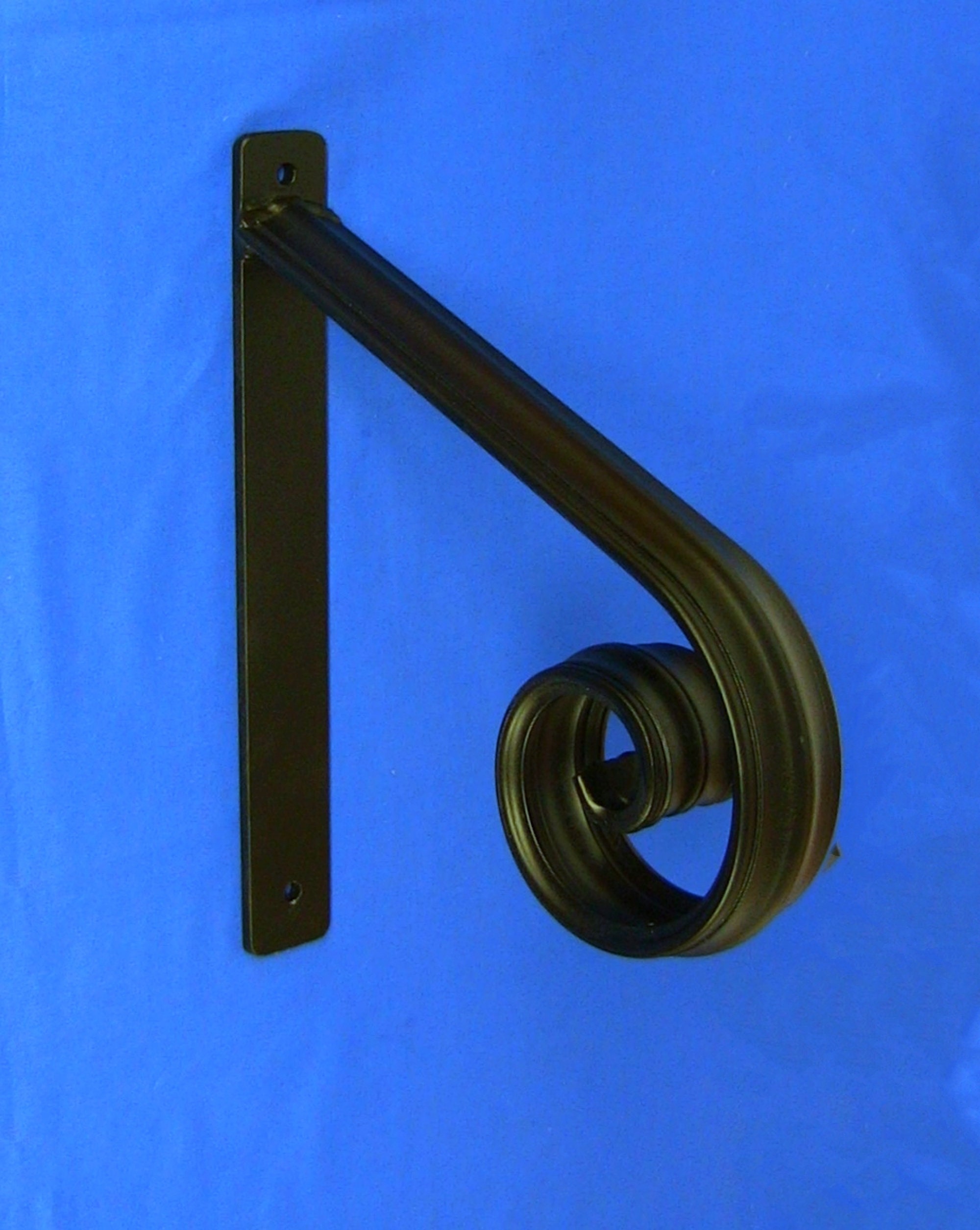 Massiver Stahl schwarz 1 Schritt Schmiedeeisen Handlauf Stahl | Etsy