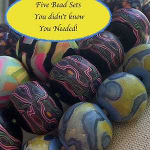 Five Bead Sets You Didn't Know You Needed!  Polymer Clay Beads, Jewelry Components, Macrame Beads