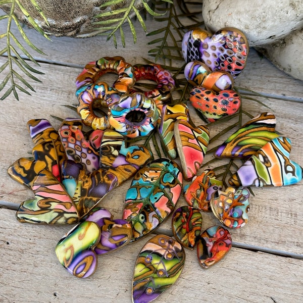 Crazy Art Bead Components