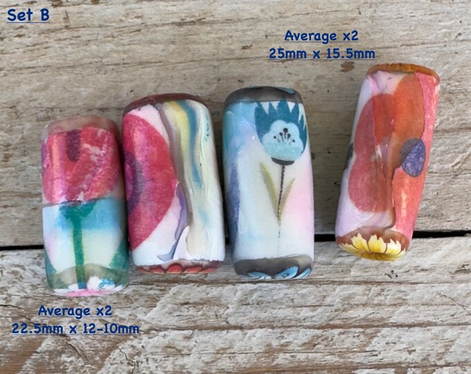 Faux Rolled Paper Beads Set Of 11 Etsy Faux rolled paper beads set of 11 etsy