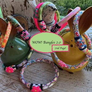 Segundo anúncio para WOW! Bangle 2.0, pulseiras coloridas em tons pastel, joias leves e à prova d'água.