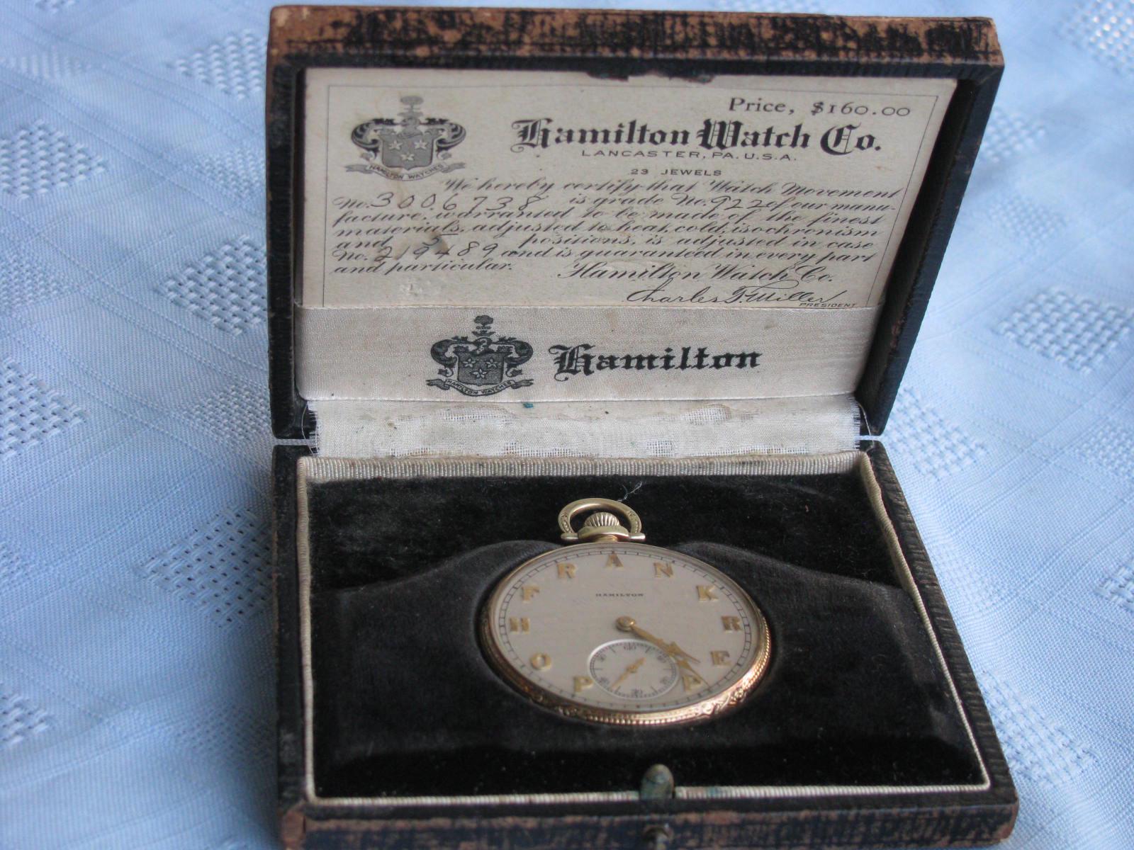 23j Pocket Watch