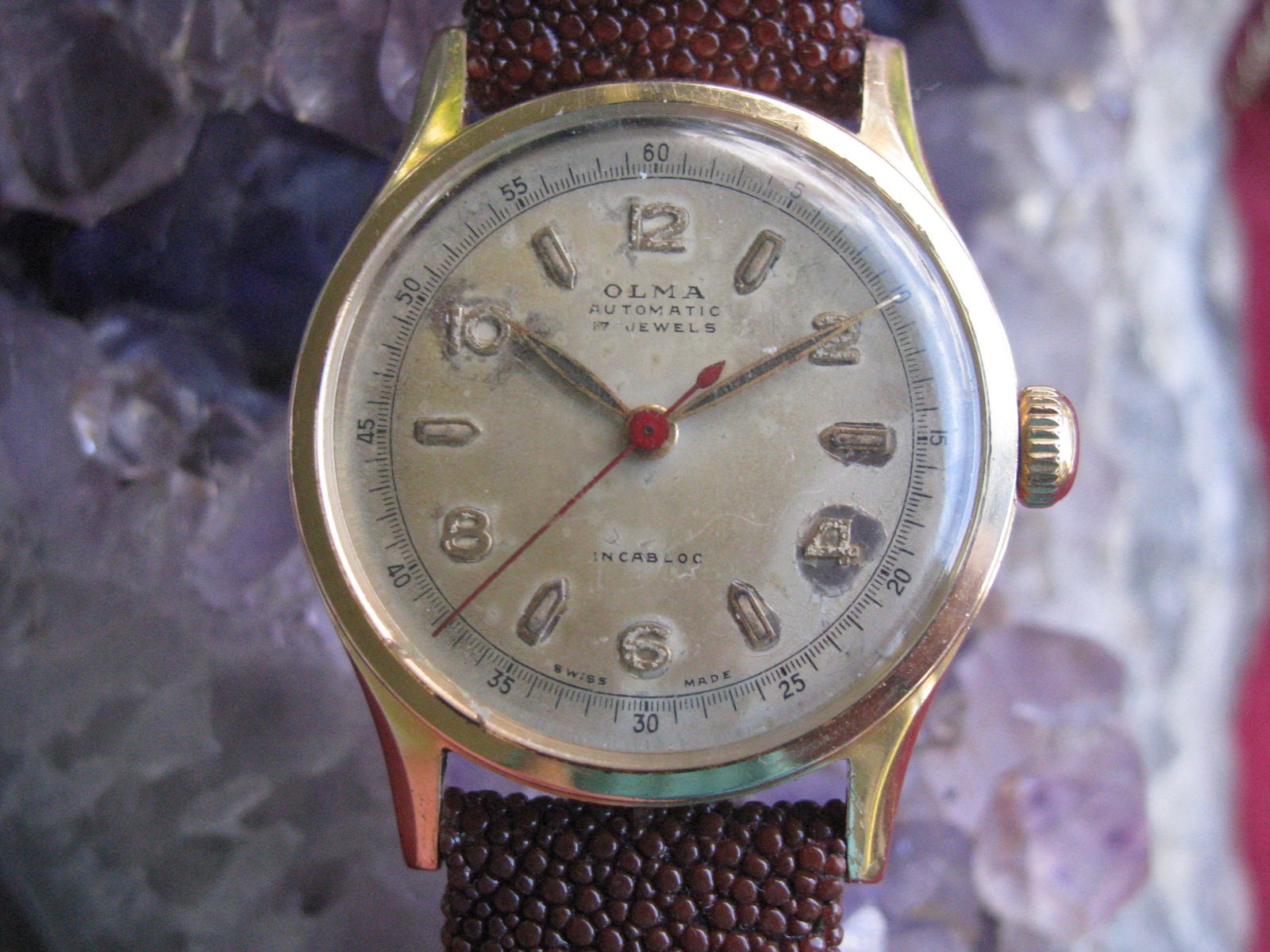 Olma watch 17 jewels hotsell
