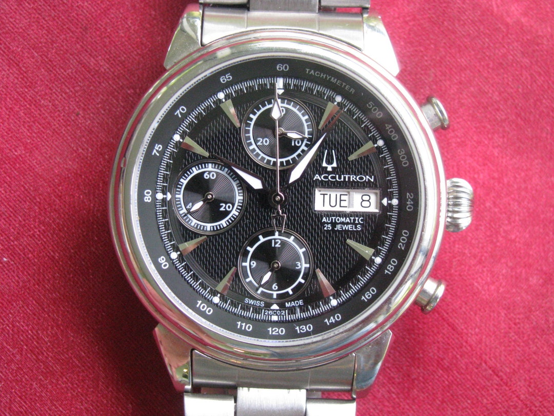 Bulova Accutron Vintage Stainless Steel Chronograph Wrist Bulova Accutron Vintage Stainless Steel Chronograph Wrist