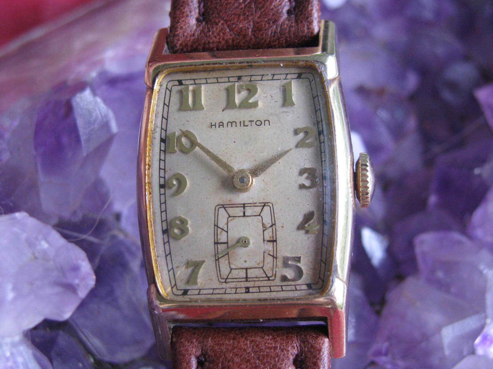 Hamilton Ladies Watch President\'s Club‎ New Battery Gold Plated 24MM 6.75\