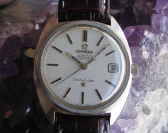 1970年代 ステンレススチール オメガ コンステレーション 自動巻き