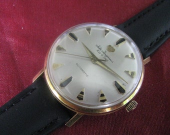Jules Jurgensen Vintage 18k Massivgold Automatik Armbanduhr