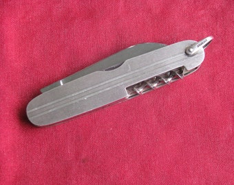 Empire Vintage 4-Blade Gentleman's Knife, R. Blackinton Sterling Silver Scales