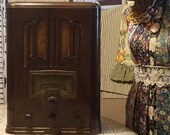 RCA Victor 7T 1936 Vintage Radio Antique Radio Tube Radio