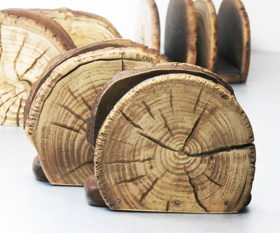 Rustic napkin holder Set of 2 Farm house table decor Сountry Etsy