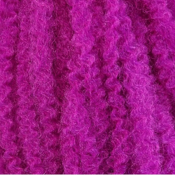 Marley Braid Kanekalon Hair Extensions Neon Violet Etsy
