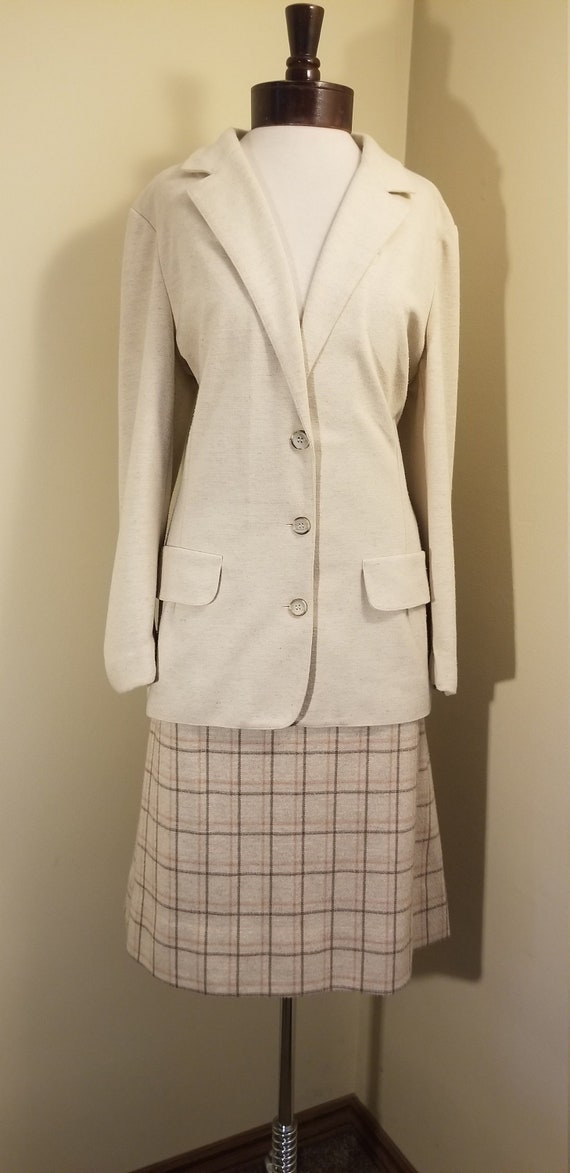 Vintage 1960s/1970s skirt suit//Vintage skirt suit