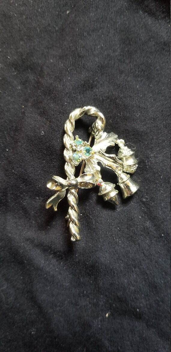 Vintage novelty christmas brooch// Vintage 1950s/1