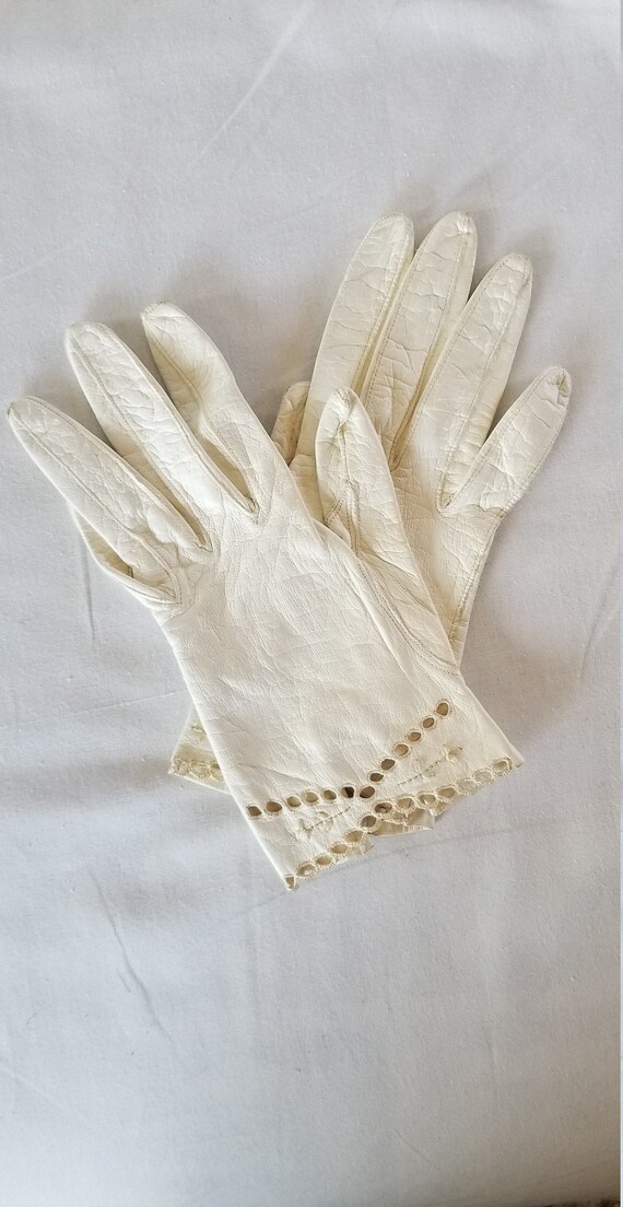 vintage kid leather gloves Gem