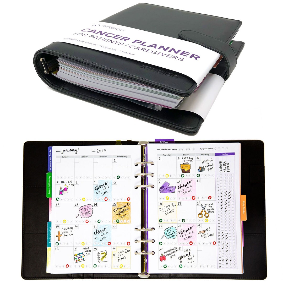 Canplan Cancer Planner: Undated Health & Symptom Tracker - Etsy