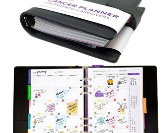CanPlan Cancer Planner, Cancer Gifts for Women or Men, Best Cancer Gift for Patients and Caregivers, Undated Yearly Health Planner
