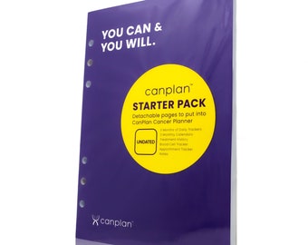 CanPlan Cancer Planner Starter Pack: Undated Daily Tracker