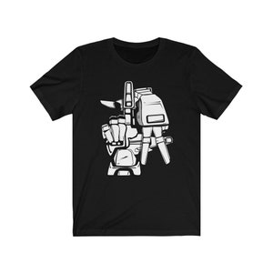 VF-LA Unisex Jersey Short Sleeve Tee / Robotech / Macross / Battroid Valkyrie / LA
