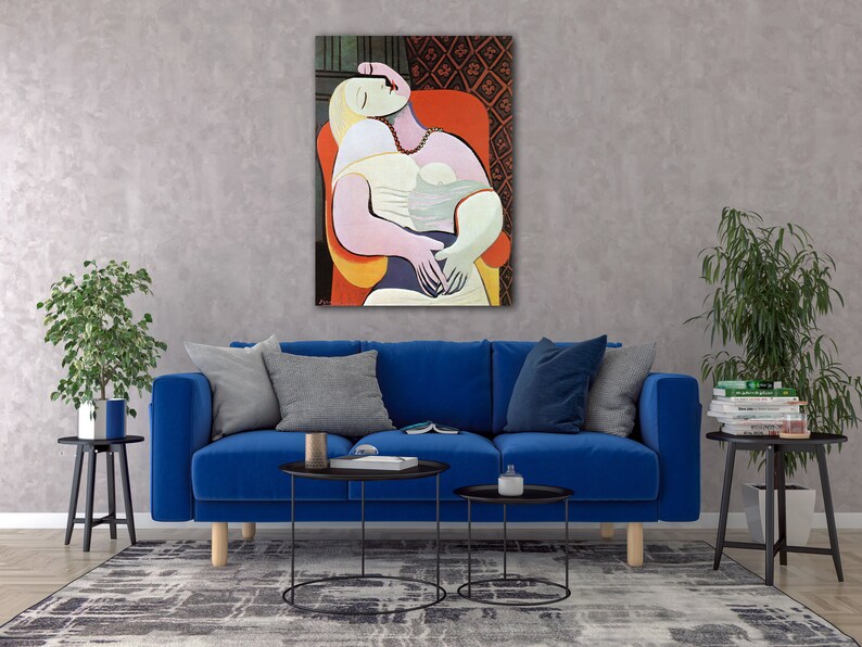 Picasso Art El Sueño Por Pablo Picasso 1932 Canvas Print Wall - Etsy España