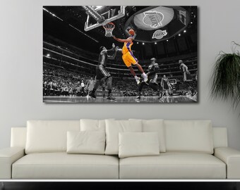 Kobe Bryant Black Frame Wall Clock Nice For Decor or Gifts W315 