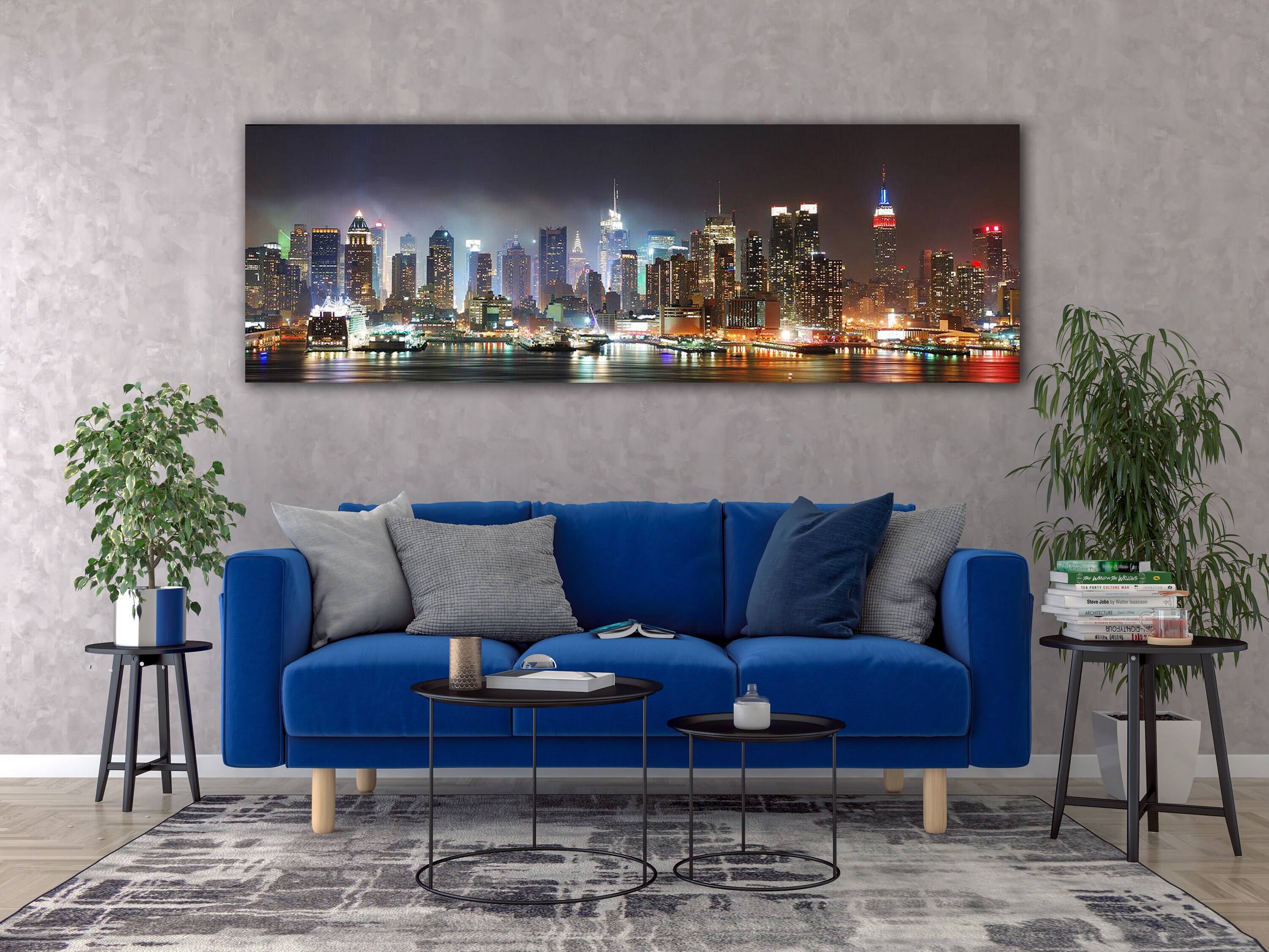 New York City Canvas Wall Art New York Skyline Canvas Print Etsy
