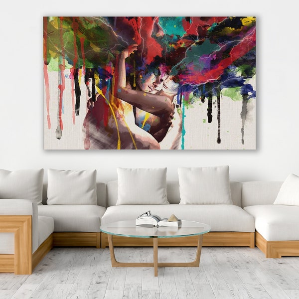 Abstract Love Art Etsy