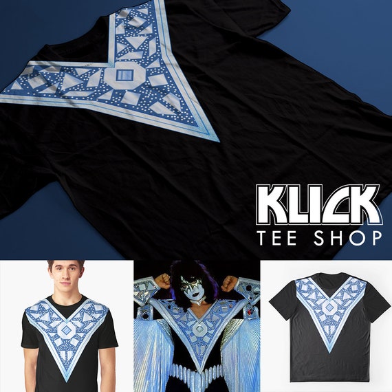 kiss ace frehley dynasty costume replica t shirt xs s m l etsy
