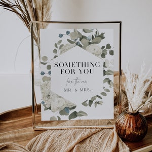 Rustic Greenery Favors Sign Template, Please Take One Editable Sign ...
