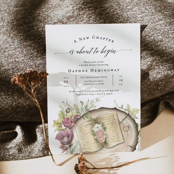 New Chapter Baby Shower Invite - Etsy