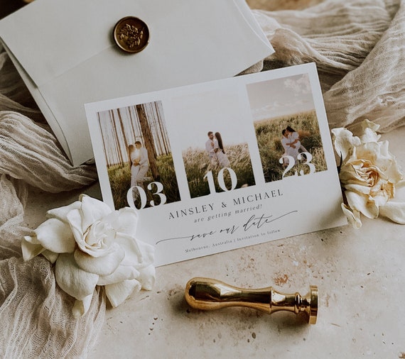 Invitations Announcements Save The Dates Instant Download Romantic 