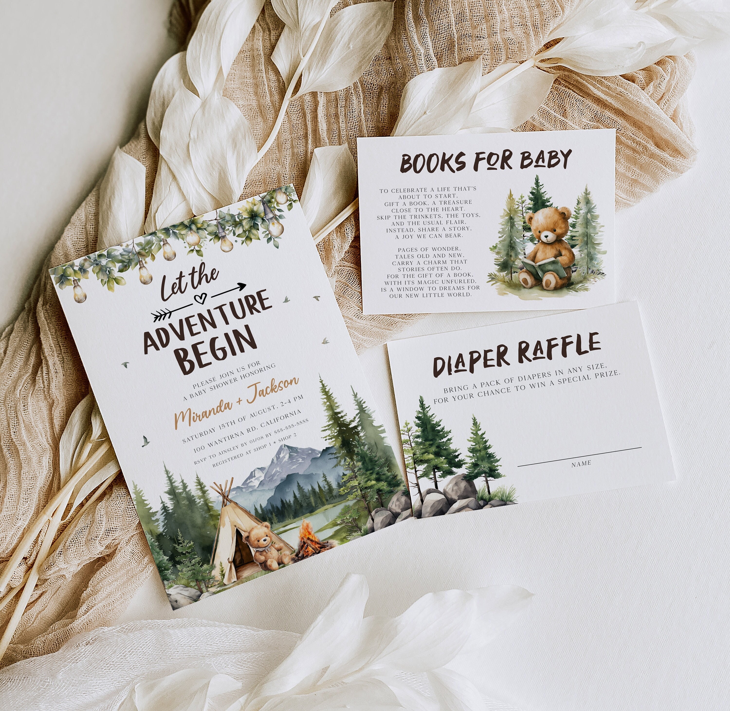 The adventure begins baby shower decorations 2025