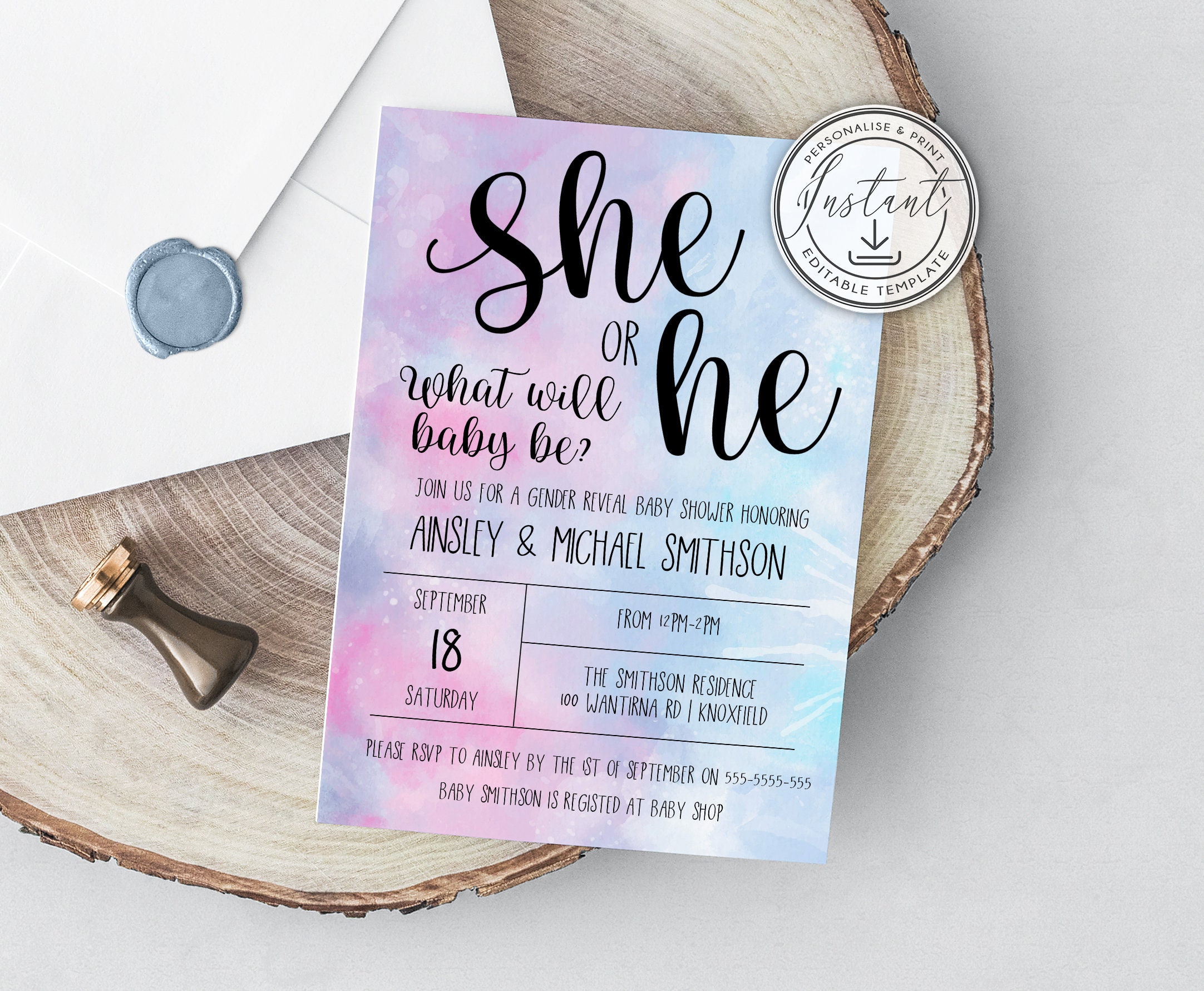TRY BEFORE you BUY Baby love party tem instant download edit yourself invitation,Template Editable TRY BEFORE you BUY Baby love party tem instant download edit yourself invitation,Template Editable