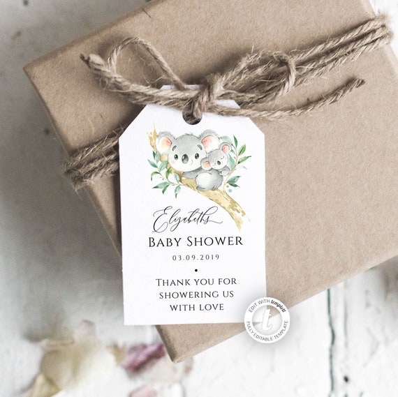 Baby Koala Gift Tag Baby Koala Gift Tag