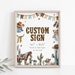 First Rodeo Custom Sign Template Western Themed Editable - Etsy