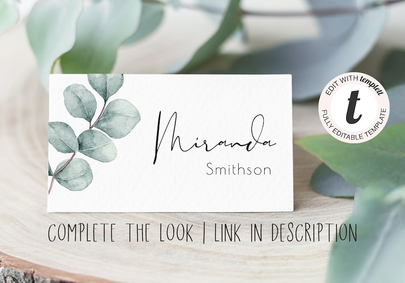Instant Download Floral Editable Greenery invite Eucalyptus Printable Invitation Bohemian Editable Wedding Invitation Suite BD34