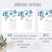 Dusty Blue Bridal Shower Editable Invitation Template, Blue Floral ...
